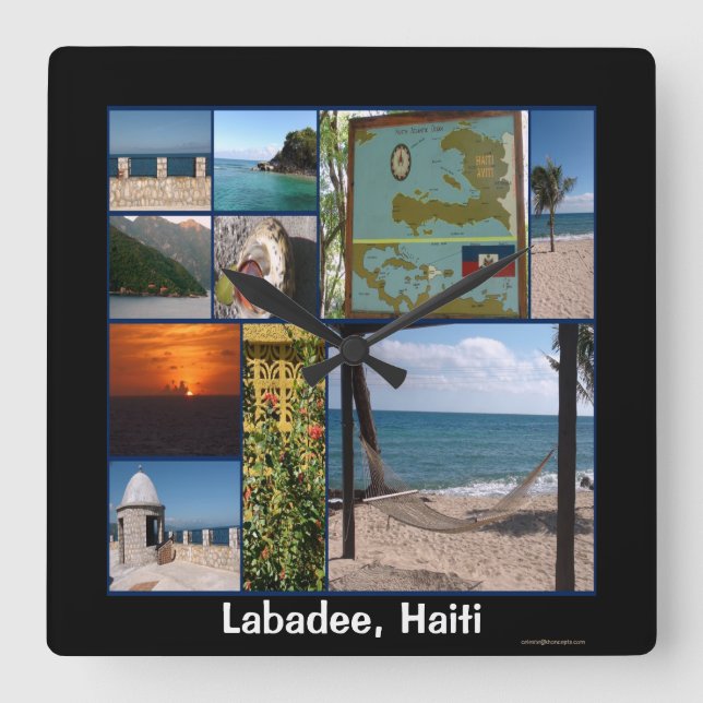 Labadee, haitianische Wanduhr (Vorderseite)