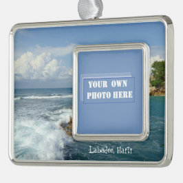 Labadee Meerblick-Gewohnheits-Foto Rahmen-Ornament Silber