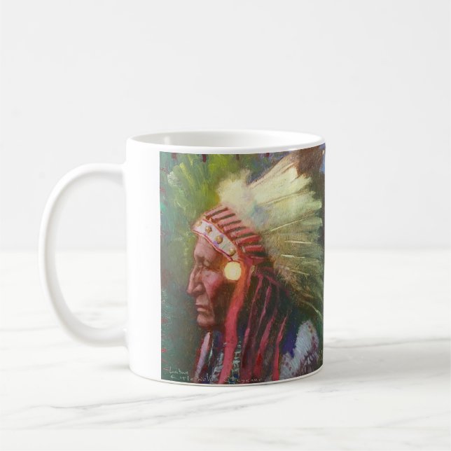Laban kleine Wolf-Kaffee-Tasse Tasse (Links)
