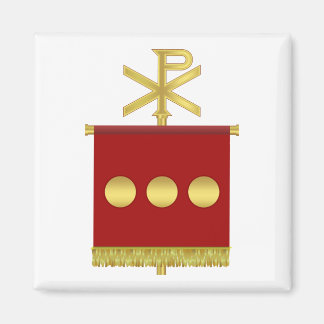 Labarum mit Chi Rho Magnet