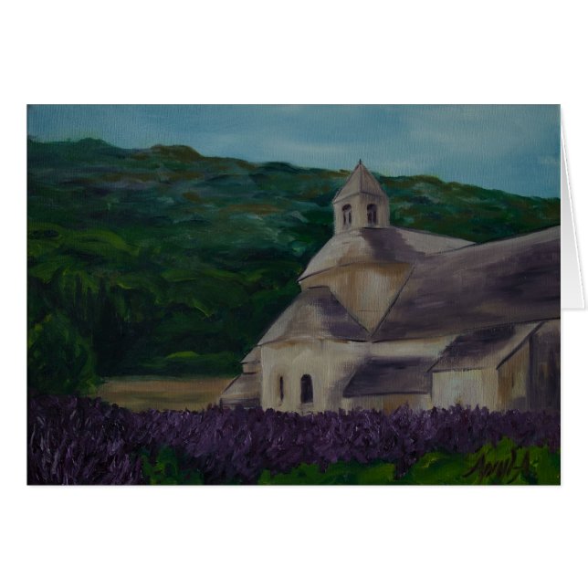 l'abbaye de Sénanque en l'été (Vorderseite (Horizontal))