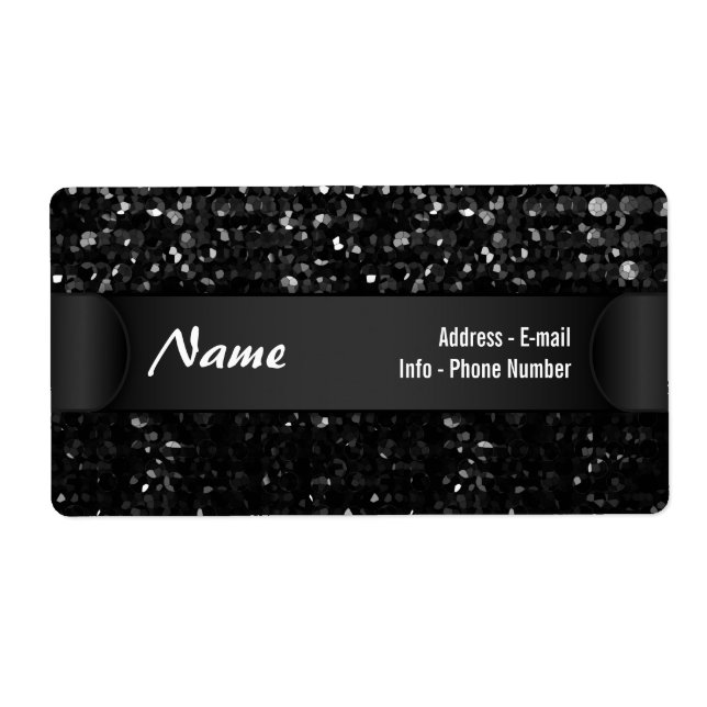 Label Crystal Bling Strass (Vorne)