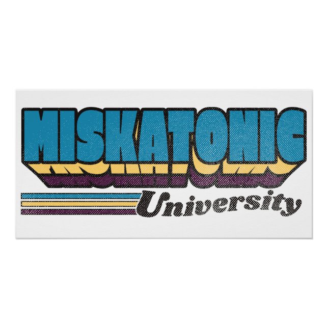 Label der Universität Miskatonic Poster (Vorderseite)