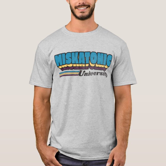 Label der Universität Miskatonic T-Shirt (Vorderseite)