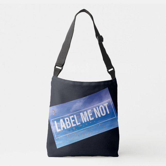 Label ich tragetaschen mit langen trägern (Vorderseite)