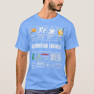 Labelfähigkeiten des Automationsingenieurs zur Lös T-Shirt