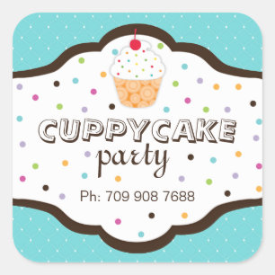 Labels der Whimsical Bakery Aufkleber