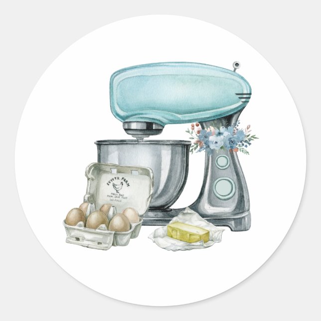 Labels für Bäckereiprodukte Runder Aufkleber (Vorderseite)