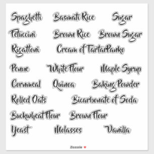 Labels für benutzerdefinierte Speicherkanister