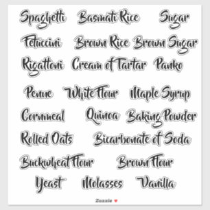 Labels für benutzerdefinierte Speicherkanister