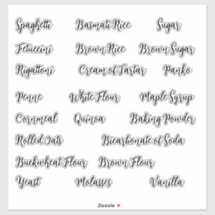 Labels für benutzerdefinierte Speicherkanister