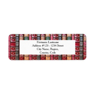 Labels für Bibliophile-Adressen