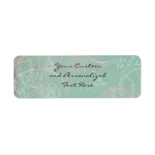 Labels für Blumenfilme und Vintage Charm