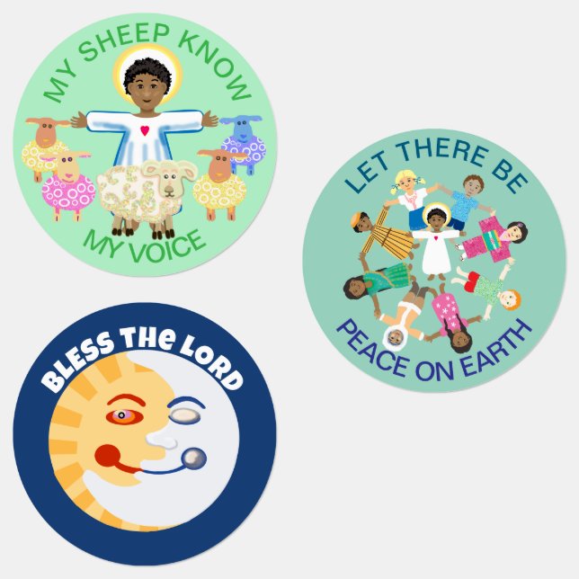 Labels für christliche Nachrichten Etiketten (Gruppe)