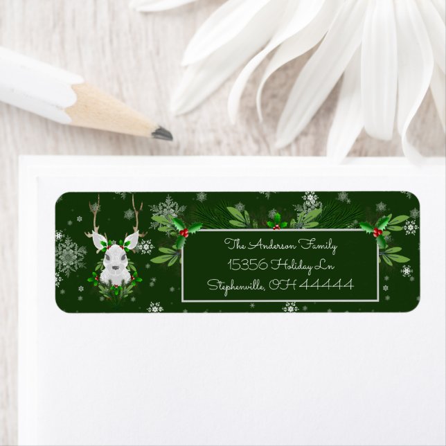 Labels für die grüne Reindeer-Adresse (Insitu)