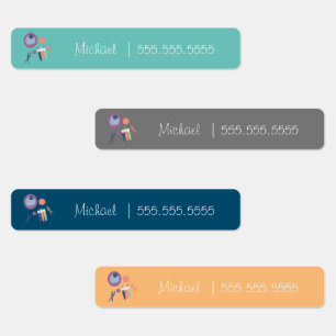 Labels für die Namen der Biologie-Schulklassen Etiketten