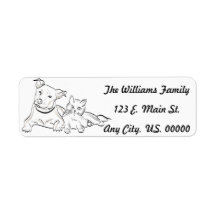 Labels für Haustiere