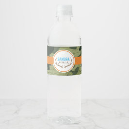 Labels für Hirschantler-Wasserflaschen Wasserflaschenetikett