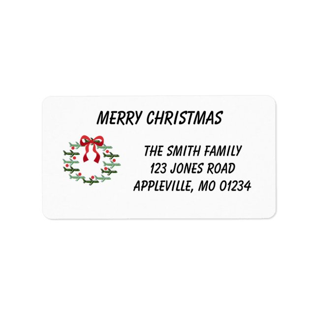 Labels für Hoch- und Wegwerfwagen Adressaufkleber (Vorne)