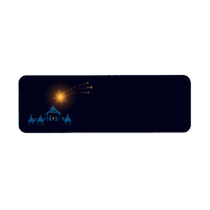 Labels für Nativity Scene-Adressen