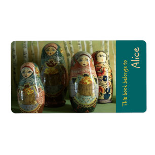 Labels mit russischer Matrioshka buchen