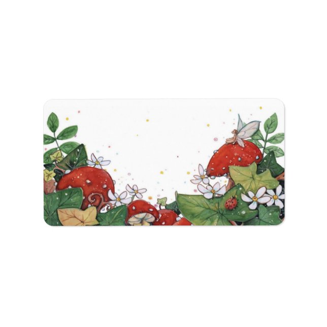 Labels von Ivy und Toadstool Adressaufkleber (Vorne)