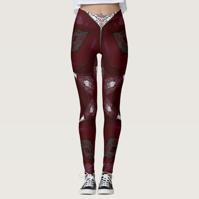 Labia Fluer Prem Mandal Leggings (Vorderseite)