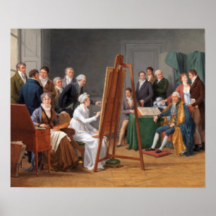 Labille-Guiard - Studio Scene Poster