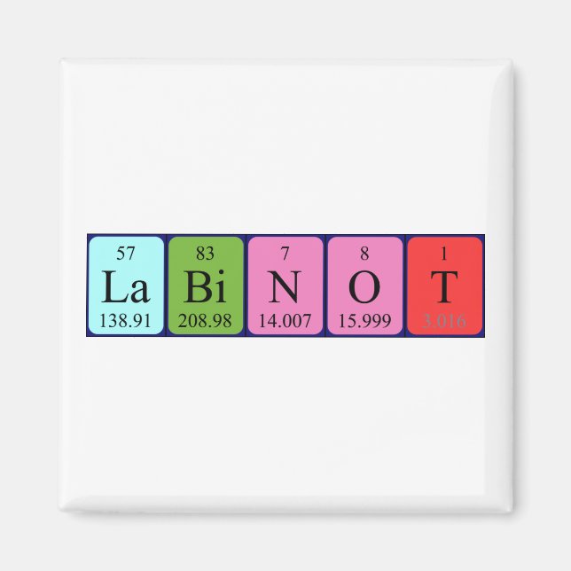 Labinot-Periodenmagnet Magnet (Vorne)