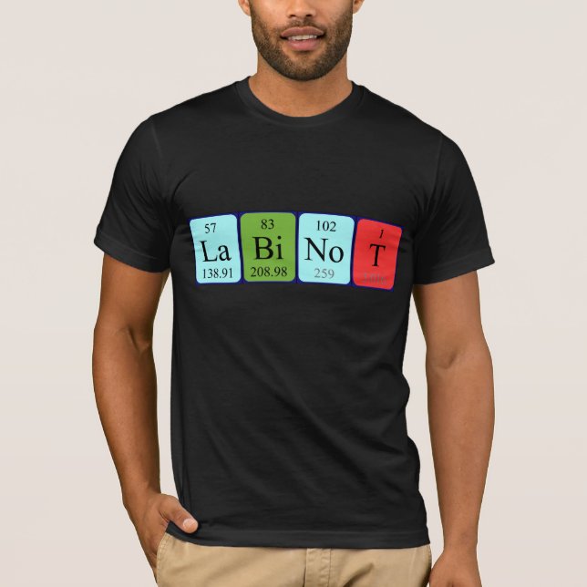 Labinot Periodenname Shirt (Vorderseite)
