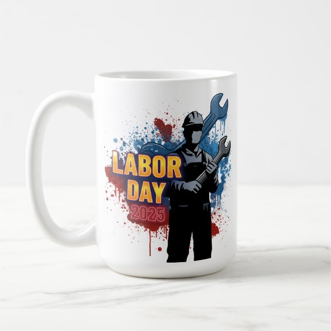 Labor Day Classic – Feiern Sie im Stil  Kaffeetasse (Links)