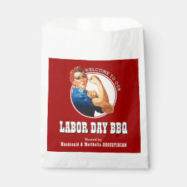 LABOR DAY GRILLEN Rosie Riveter Favor Bag Geschenktütchen