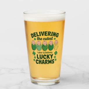 Labor & Delivery Glücksbringer-Krankenschwester Kl Glas