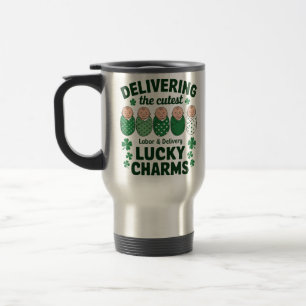 Labor & Delivery Glücksbringer-Krankenschwester Kl Reisebecher