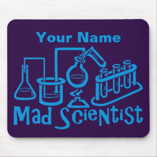 Labor für Funny Mad Scientist Mousepad