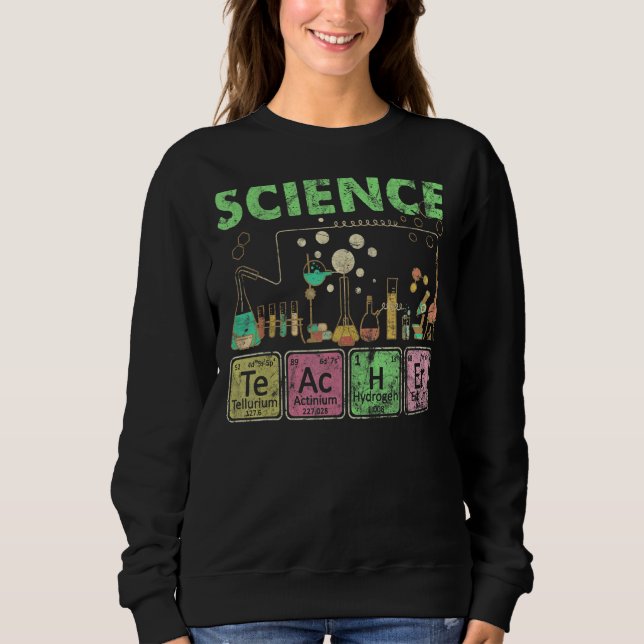 Labor für wissenschaftliche Chemieelemente Sweatshirt (Vorderseite)