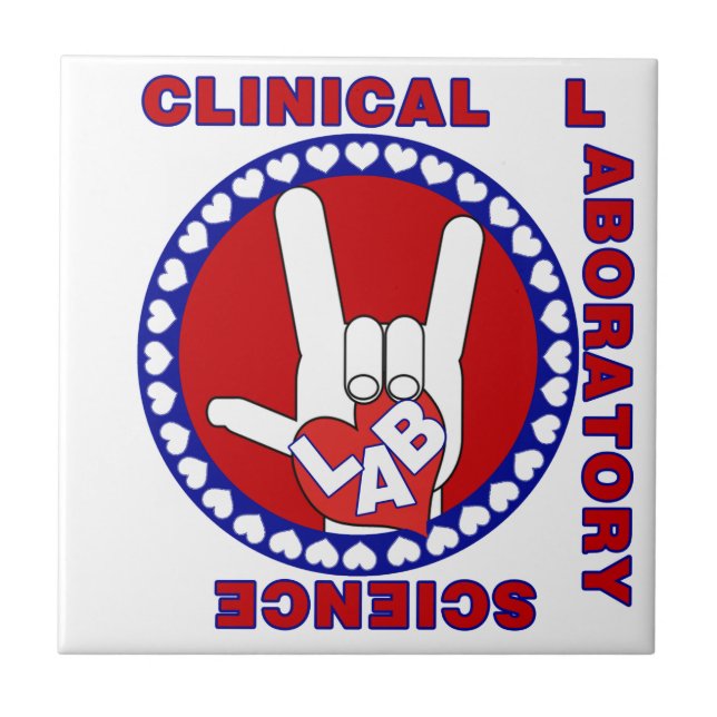 LABOR LIEBE ASL - LABORWISSENSCHAFTLER FLIESE (Vorderseite)