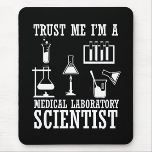 Laboratorium für lustige medizinische Labrador-Tec Mousepad