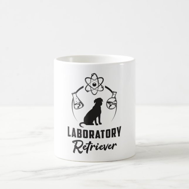 Laboratorium Labrador Retriever Dog Lover Funny Gi Kaffeetasse (Mittel)
