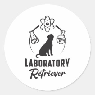 Laboratorium Labrador Retriever Dog Lover Funny Gi Runder Aufkleber