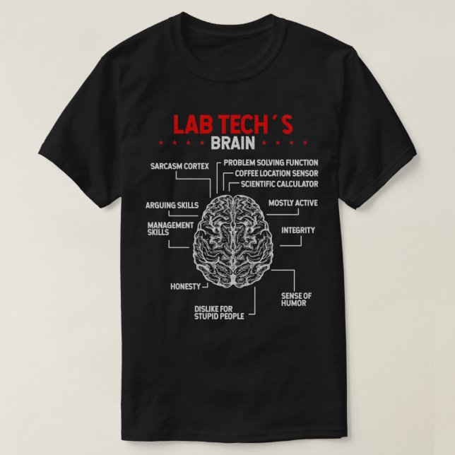 Laboratoriumswissenschaftler des Labradors T-Shirt (Design vorne)