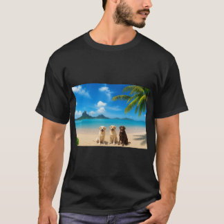 Labore auf tropischer Insel T-Shirt