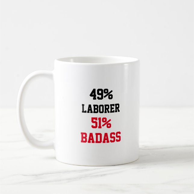 Laborer Badass Kaffeetasse (Links)