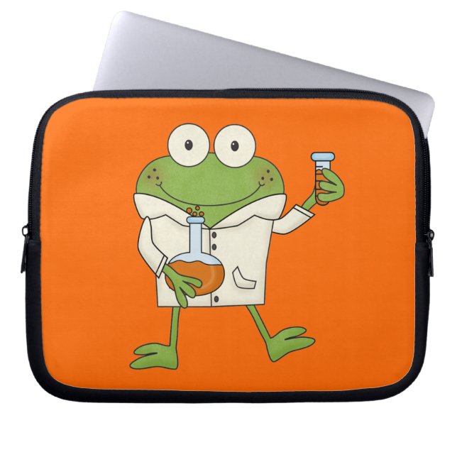 Laborfrosch Laptopschutzhülle (Vorderseite)