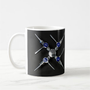 Laborgasventile auf dem Labrador Kaffeetasse