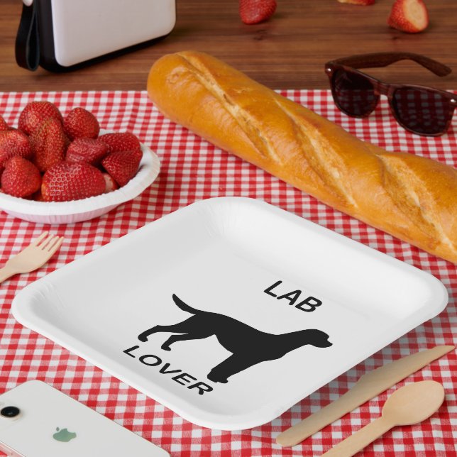 Laborliebhaber Pappteller (Picknick)