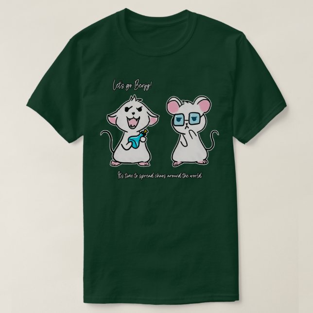 Labormäuse T-Shirt (Design vorne)