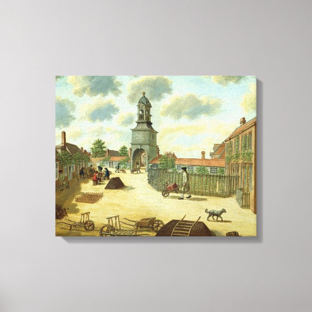 Laborplatz Leinwanddruck (Vorderseite)