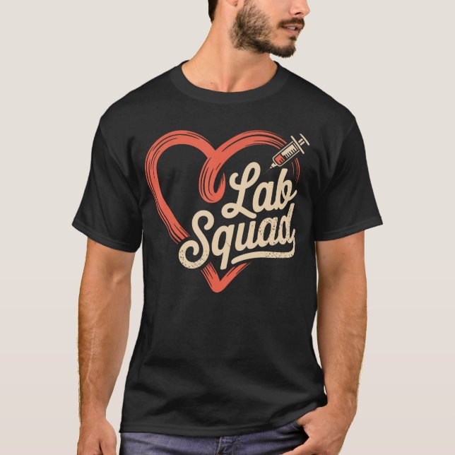 Laborteam Medizinisch-technischer Laboratoriumsass T-Shirt (Vorderseite)