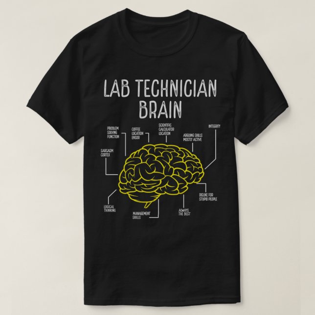 Labortechniker Labrador Tech Laboratory Scientist T-Shirt (Design vorne)